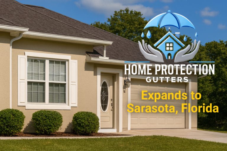 Home Protection Gutters Expands to Sarasota, Florida